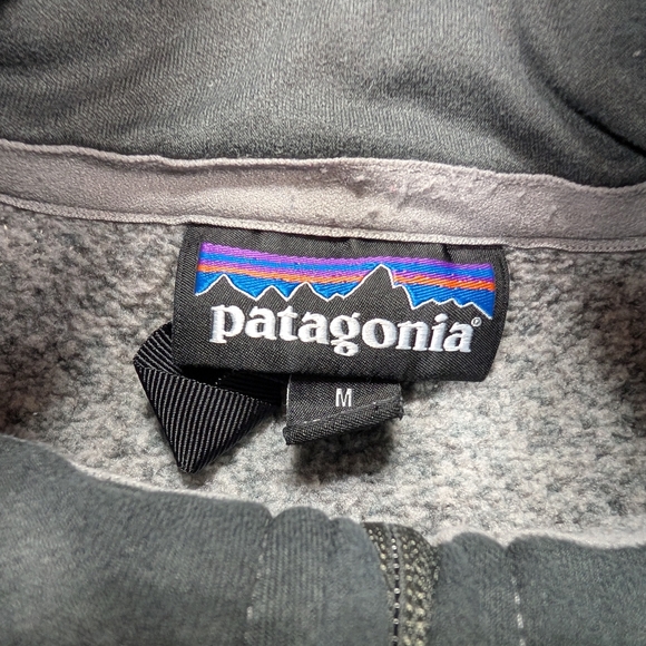 Patagonia Jacket Mens M Gray Forge Nickel Better Sweater ¼ Zip Fleece Outdoor - Picture 3 of 8